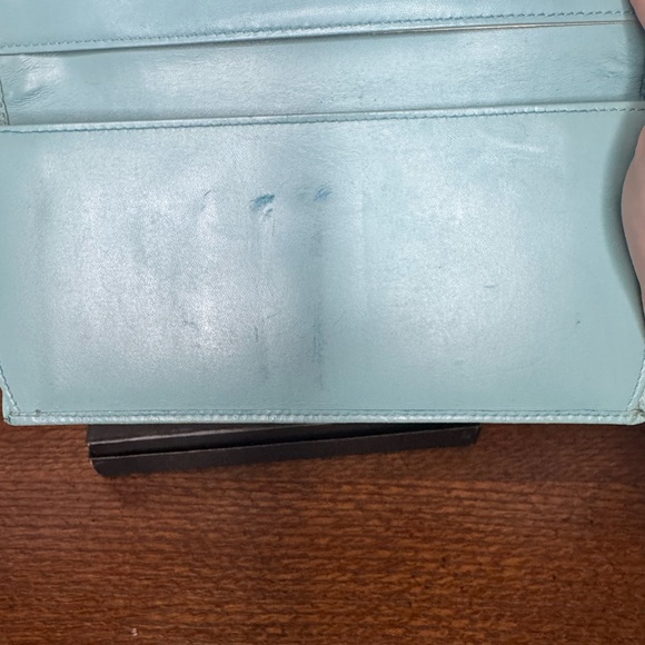 Gucci Robin’s Egg Blue Microguccissima Leather Jackie long wallet - Picture 6 of 16